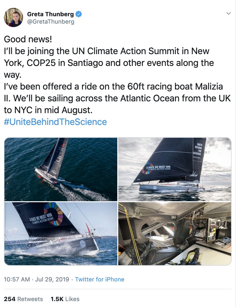 Greta Thunberg tweet Greta Thunberg tweet